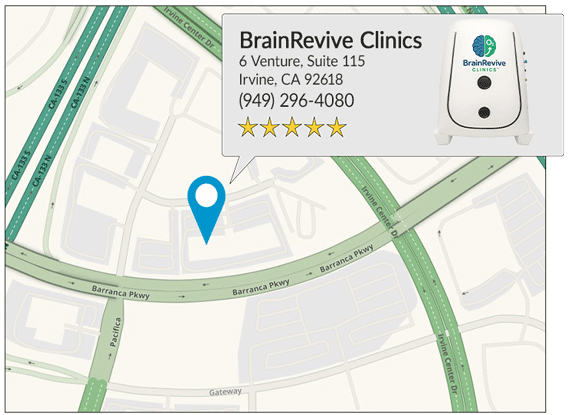 BrainRevive Clinics on google map