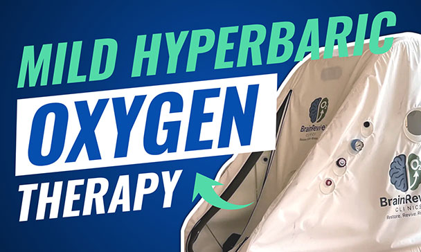patient receiving mild hyperbaric oxygen therapy in Irvine